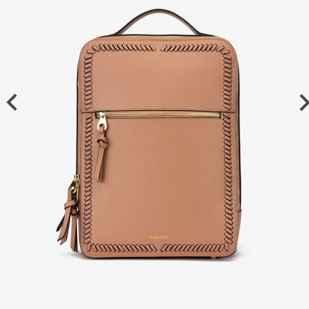 CALPAK Kaya 15 inch Laptop Backpack in Caramel